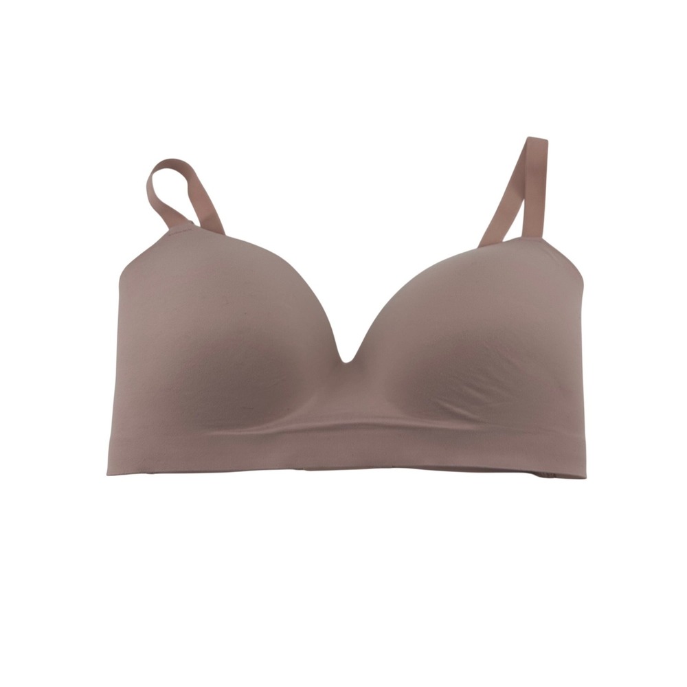 Soma Enbliss Wireless Bra Womens 36DD Nude Tan 79984 Comfort T Shirt Minimalist